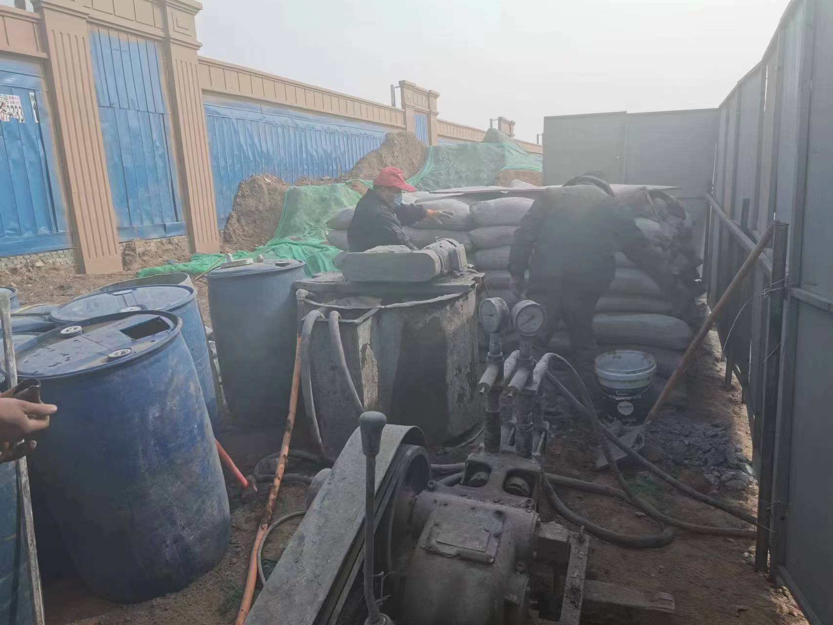 清河地基沉降注浆加固